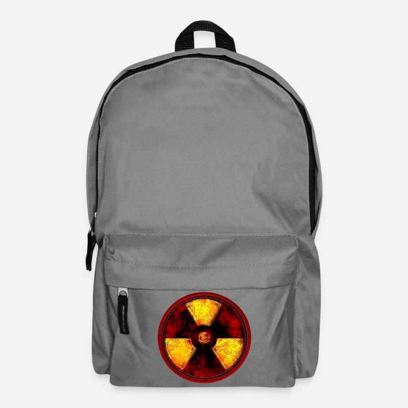 radioaktiv - Rucksack - Mittelgrau
