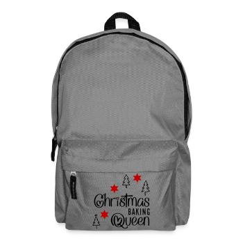 Lustige Kochschürze zu Weihnachten - Rucksack - Mittelgrau - Vorne