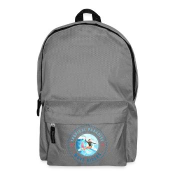 Tropical Paradise Wave Riders - Backpack - elephant grey - Front