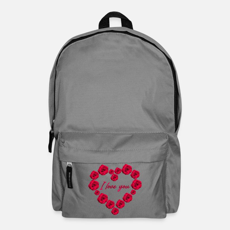 Ich liebe dich - Rucksack - Mittelgrau