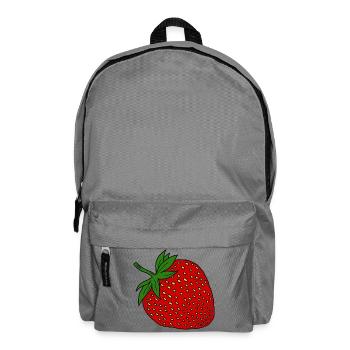 Strawberry - Backpack - elephant grey - Front