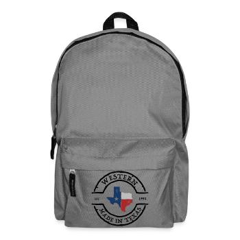 Lone Star Texas Flagge Umriss - Rucksack - Mittelgrau - Vorne
