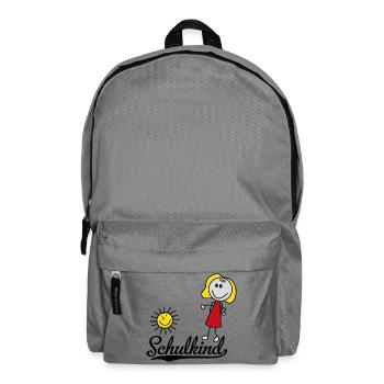 Schulkind - Rucksack - Mittelgrau - Vorne