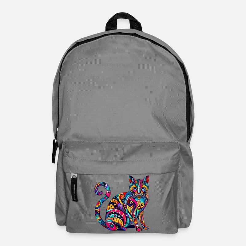 Katze - Rucksack - Mittelgrau