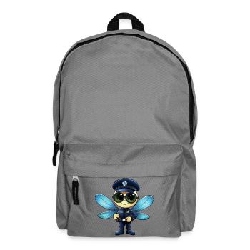 Police des libellules - Sac à dos - gris éléphant - Devant