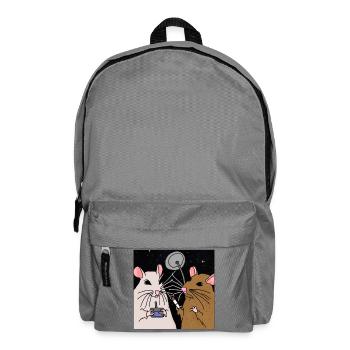 Rauchende Ratten im Weltraum. - Rucksack - Mittelgrau - Vorne