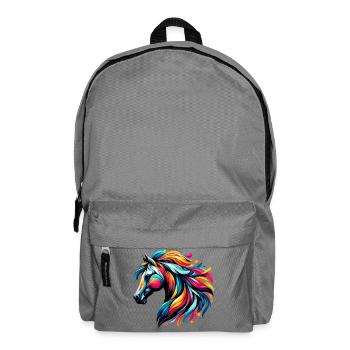 Horse - Backpack - elephant grey - Front