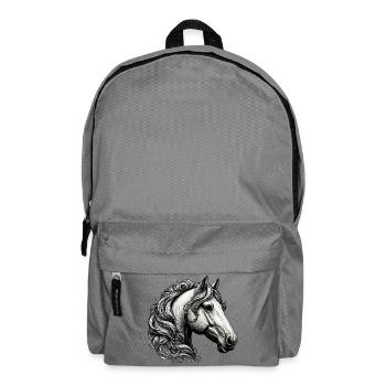 Horse - Backpack - elephant grey - Front