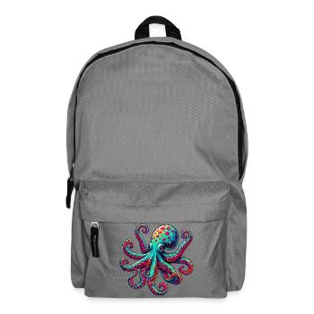 Pieuvre - Sac à dos - gris éléphant - Devant