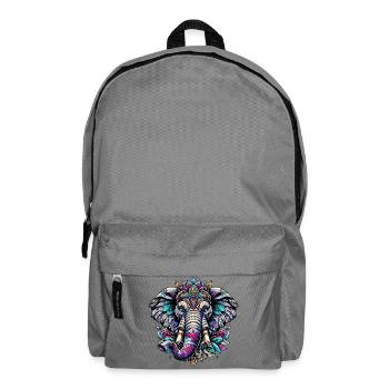 Elefant - Rucksack - Mittelgrau - Vorne