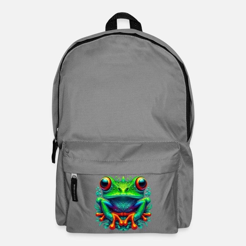 Frosch - Rucksack - Mittelgrau