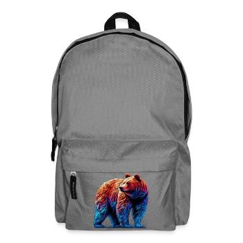 Bär - Rucksack - Mittelgrau - Vorne