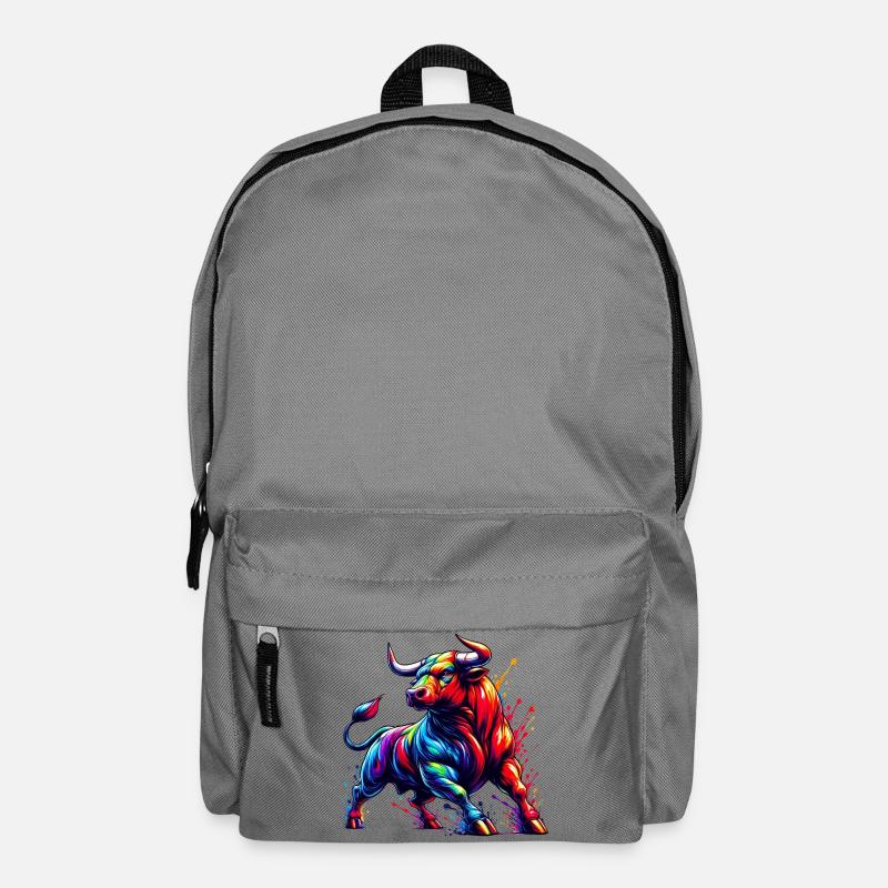 Stier - Rucksack - Mittelgrau