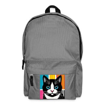 Chat - Sac à dos - gris éléphant - Devant