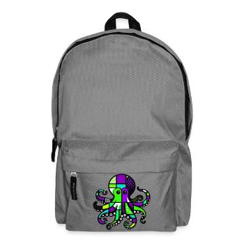 Krake - Rucksack - Mittelgrau - Vorne