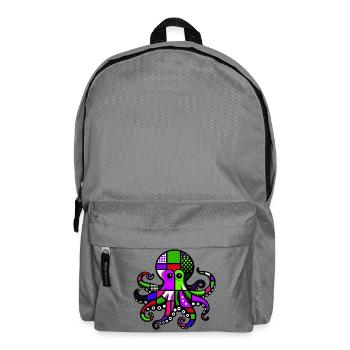 Pieuvre - Sac à dos - gris éléphant - Devant