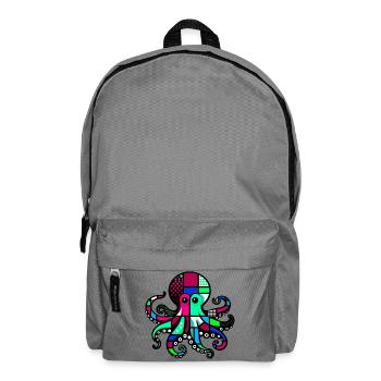 Pieuvre - Sac à dos - gris éléphant - Devant