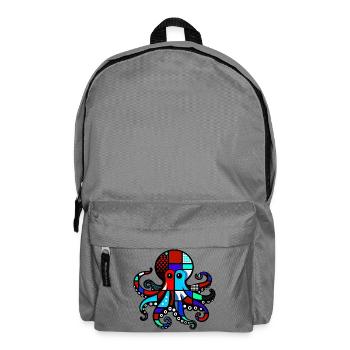 Pieuvre - Sac à dos - gris éléphant - Devant