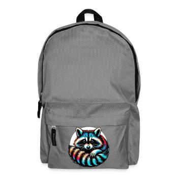 Raccoon - Backpack - elephant grey - Front