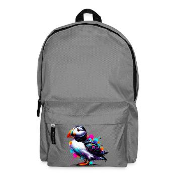 Papageitaucher - Rucksack - Mittelgrau - Vorne