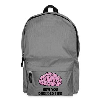 Bubblegum Brain Sketch - Backpack - elephant grey - Front