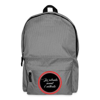 Retirement before arthritis - Backpack - elephant grey - Front