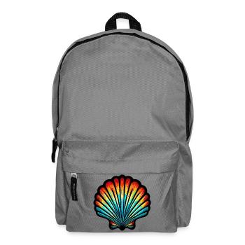 Muschel - Rucksack - Mittelgrau - Vorne