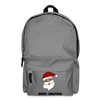 WEIHNACHTSMANN. WEIHNACHTEN. FROHE WEIHNACHTEN. ICH KANN NICHT - Rucksack - Mittelgrau - Vorne