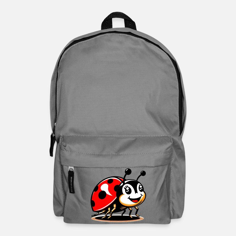 Marienkäfer - Rucksack - Mittelgrau