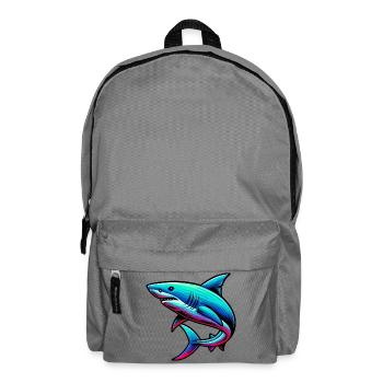 Shark - Backpack - elephant grey - Front
