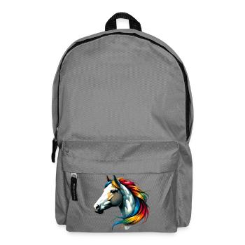 Cheval - Sac à dos - gris éléphant - Devant