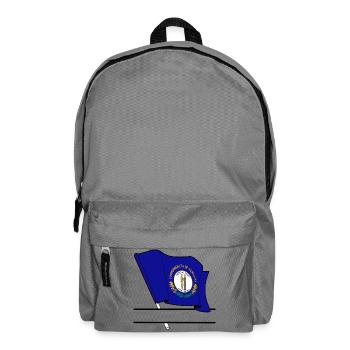 Kentucky Flagge Text Banner - Rucksack - Mittelgrau - Vorne