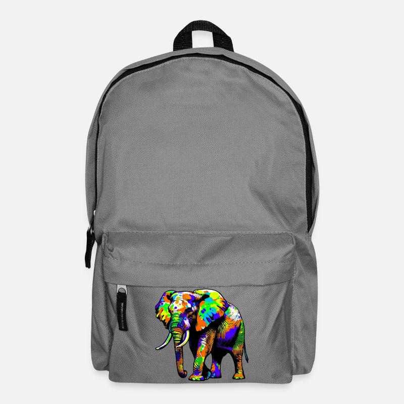 Elefant - Rucksack - Mittelgrau