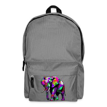 Elefant - Rucksack - Mittelgrau - Vorne
