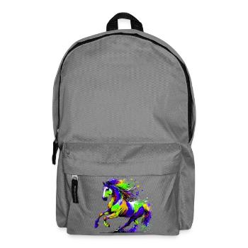 Pferd - Rucksack - Mittelgrau - Vorne