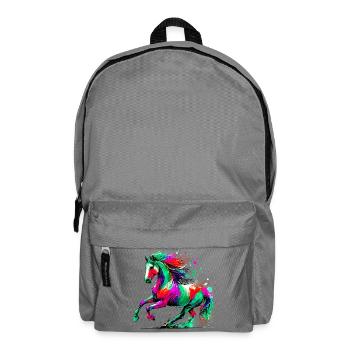 Pferd - Rucksack - Mittelgrau - Vorne