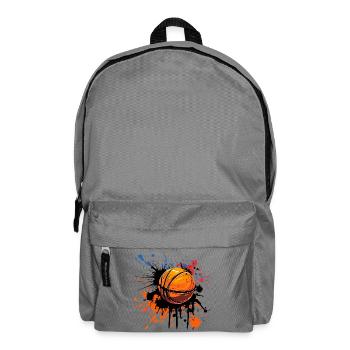Basketball Ball Streetart - Rucksack - Mittelgrau - Vorne