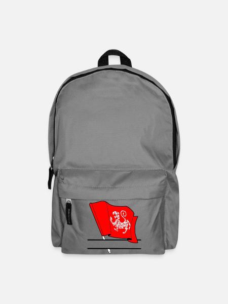 Flagge mit Shotokan Karate mit Platz frei - Rucksack - Mittelgrau