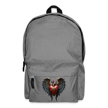 The beating heart of mechanics, - Backpack - elephant grey - Front