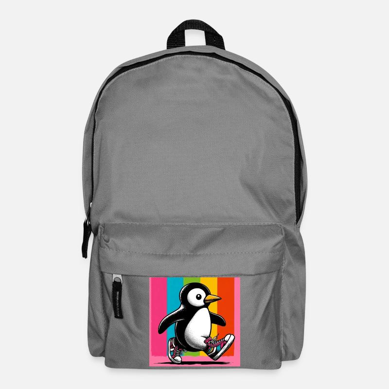 Pinguin - Rucksack - Mittelgrau