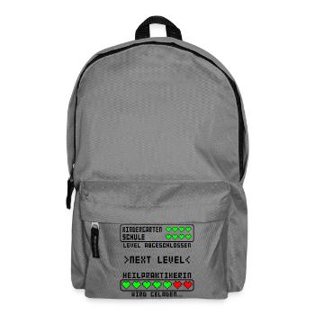 Aspiring naturopath in training Start - Backpack - elephant grey - Front