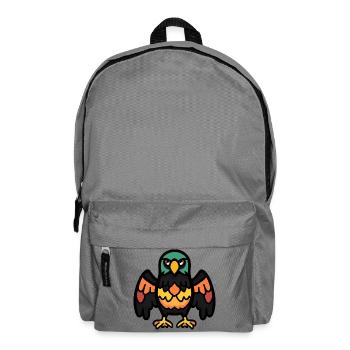 Aigle Halloween Bande Dessinée Drôle - Sac à dos - gris éléphant - Devant