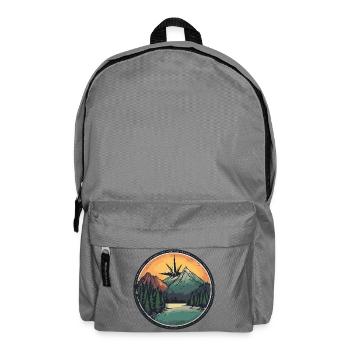 Berge Kompass - Rucksack - Mittelgrau - Vorne