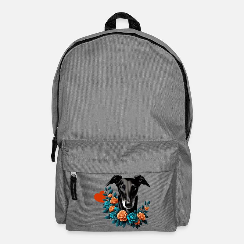 Galgo Blackbeauty Nr01 - Rucksack - Mittelgrau