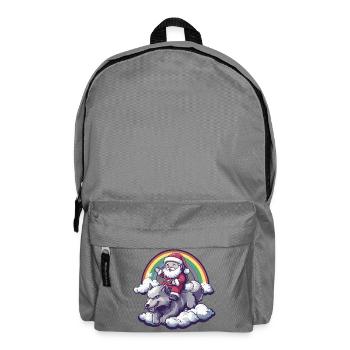 Loup Père Noël Noël - Sac à dos - gris éléphant - Devant