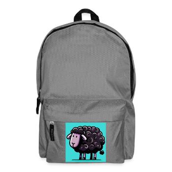 Schwarzes Schaf - Rucksack - Mittelgrau - Vorne