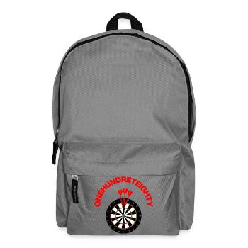 CENT QUATREVINGT, cent quatre-vingt, appelant - Sac à dos - gris éléphant - Devant