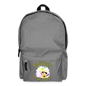 Abeilles et mouches - Sac à dos - gris éléphant - Devant