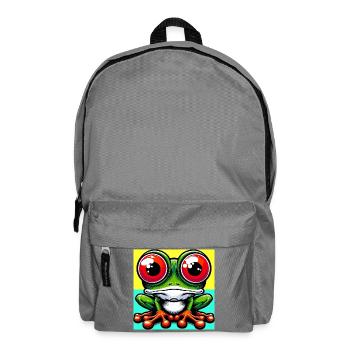 frog - Backpack - elephant grey - Front
