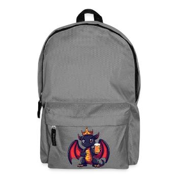 Dragon Beer King - Backpack - elephant grey - Front